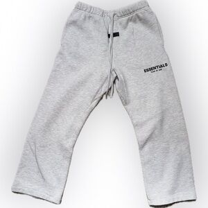 Fear Of God Essentials Light Oatmeal Relaxed Sweatpants